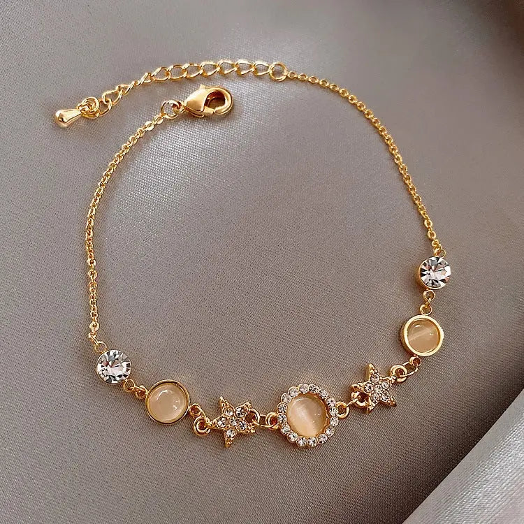 Zircon Flower Bracelet Women Zircon Flower Bracelet Women Conceitastral
